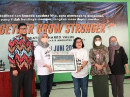 Launching Product Branding SABI BISA!, CSV MM Unair Ciptakan Kolaborasi Pentahelix Dukung Disabilitas Daksa
