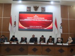 KPU Jatim Sinkronkan Program dan Anggaran Tahapan Pemilu TA 2022 dengan KPU Kabupaten/Kota