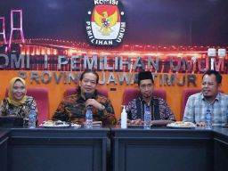 KPU Jatim Terima Visitasi Penilaian Ketaatan Layanan Informasi dari KI Jatim