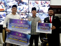 Selain Kirim Alat Berat dan Bahan Makanan, Wali Kota Eri Beri Bantuan Rp.250 Juta untuk Trenggalek