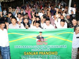 Gus-Gus Nusantara Blitar Deklarasi Ganjar Presiden 2024