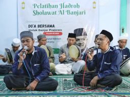 GGN Dukung Ganjar Adakan Pelatihan Hadrah Untuk Tingkatkan Kreativitas dan Kemampuan Warga