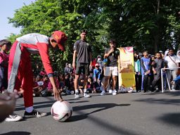 Roadshow Sambut Piala Dunia U-17 Diawali di CFD Taman Bungkul Surabaya
