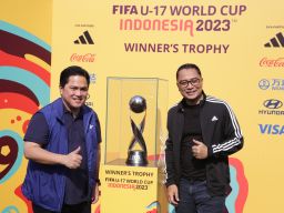 Trophy Experience Piala Dunia U-17 Disambut Meriah Warga Surabaya