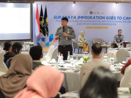 Imigrasi Surabaya Gelar Sosalisasi Penyalagunaan Izin Tinggal Mahasiswa Asing