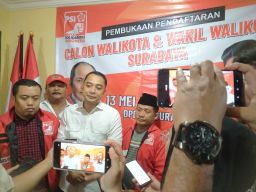 Daftar Pilkada di PSI, Eri Cahyadi: Bangun Surabaya Tak Bisa One Man Show