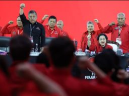 Hari Kedua Rakernas V, Megawati Beri Pengarahan Tertutup Kepada Kader PDIP