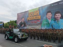 Pangdam V/Brawijaya Pimpin Apel Akbar Gelar Pasukan Kader Ansor dan Banser Jatim