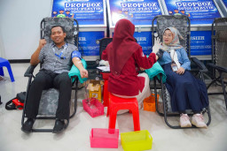 SIER Gelar Donor Darah, Terkumpul 157 Kantong
