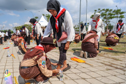 Pramuka Surabaya Pecahkan Tiga Rekor MURI di GBT