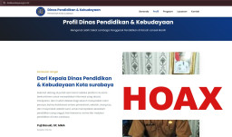 Kadispendik Surabaya Imbau Waspadai Situs Palsu.