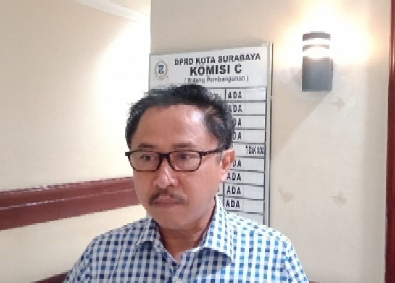 Foto : Baktiono, Ketua Komisi C DPRD Kota Surabaya (istimewa)