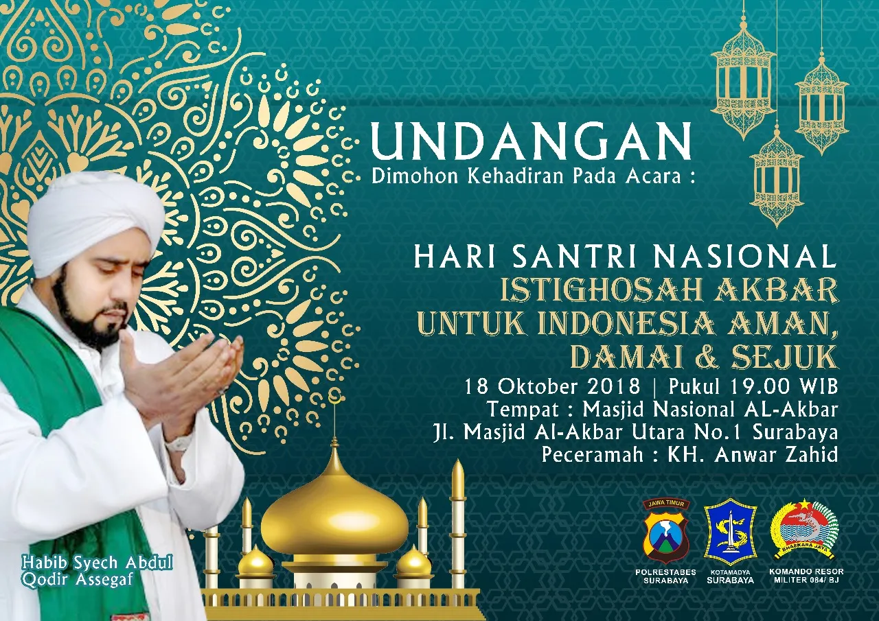 Peringati Hari Santri, Polrestabes Gelar Istighosah Akbar