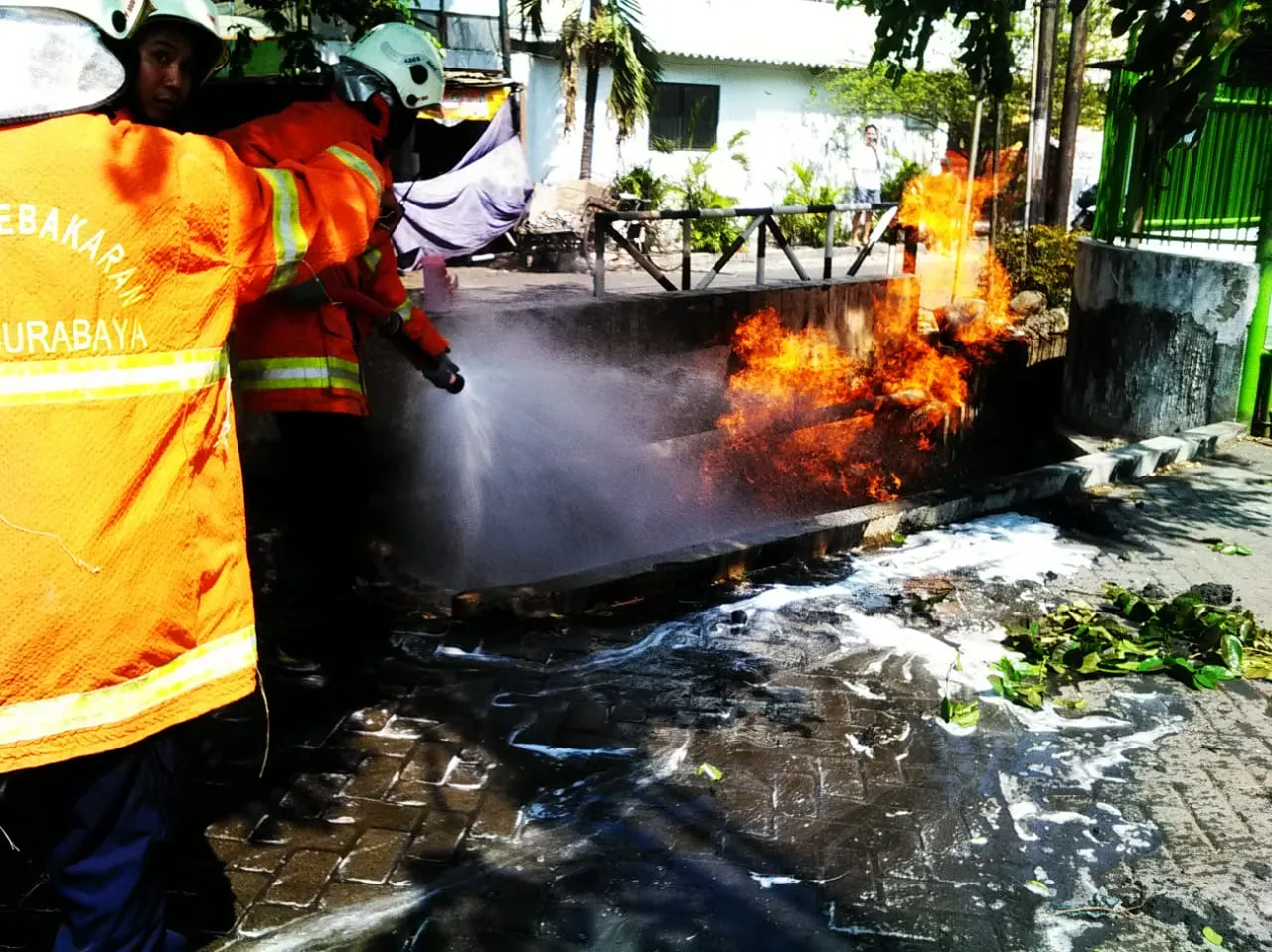 Kebakaran Pipa Gas PGN, 3 Orang Terluka