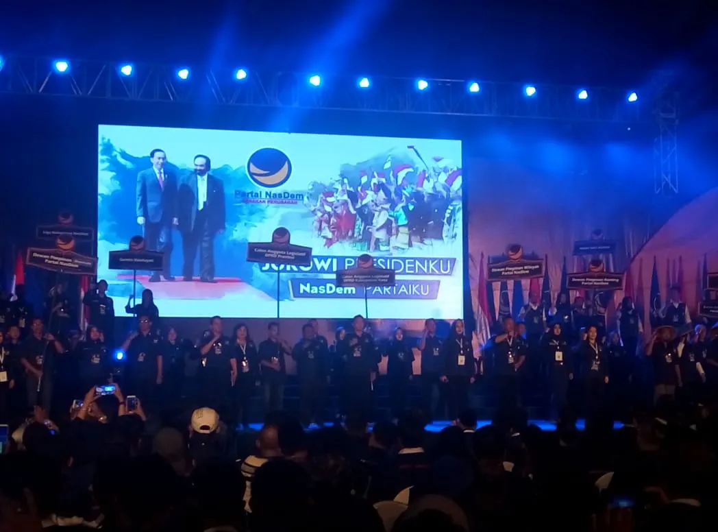 Di Apel Siaga NasDem, Jokowi Ajak Pelihara Persatuan dan Merawat Kerukunan