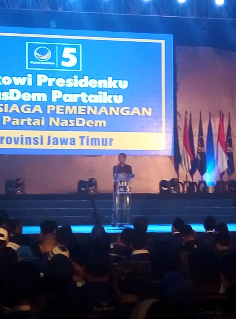 Surya Paloh : Pakde Karwo Janji Menangkan Jokowi Di Jatim