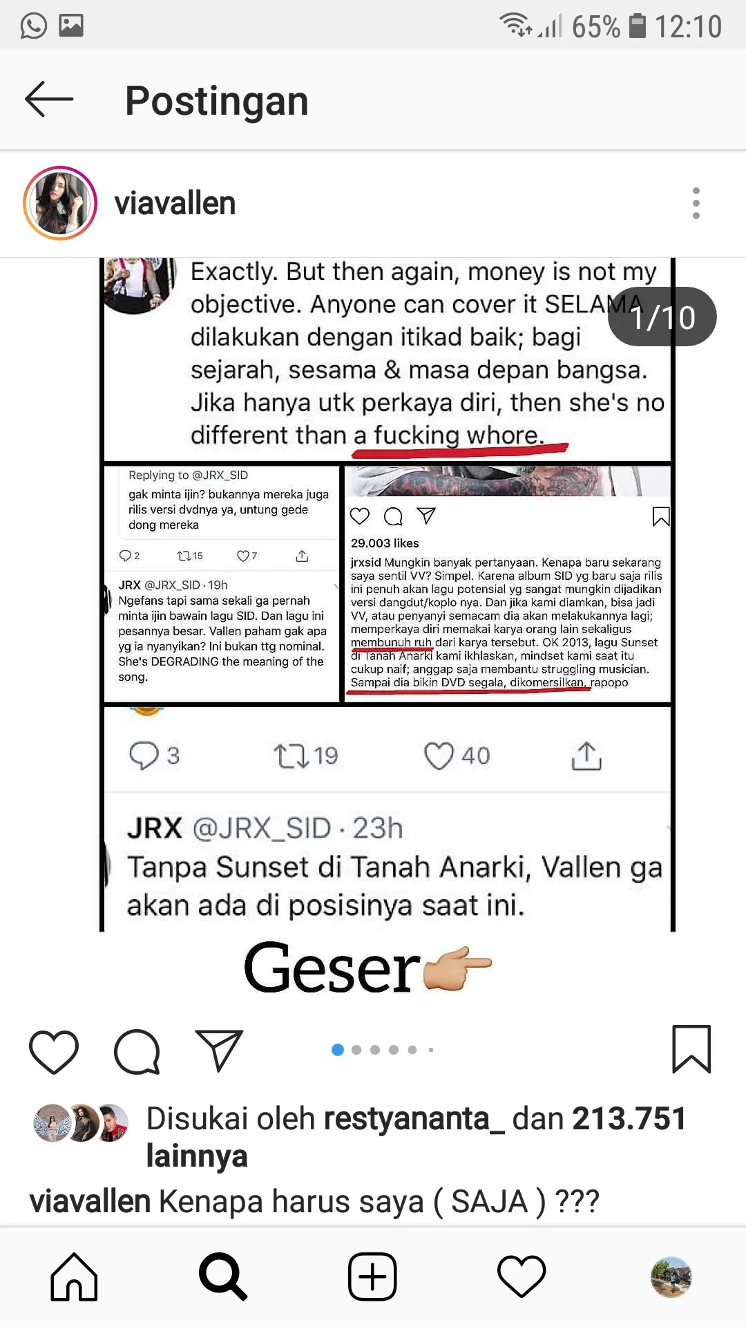 Dituduh Perkaya Diri Lewat Karya SID, Ini Bantahan Via Vallen