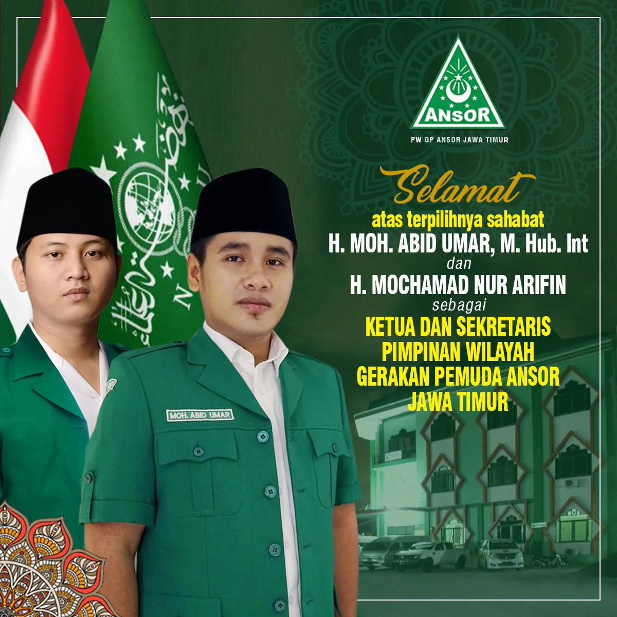 Cucu Pendiri Ponpes Al Falah Ploso Ditunjuk Nahkodai Ansor Jatim