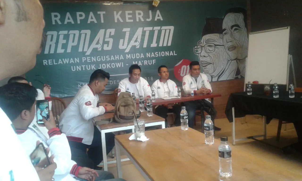 Repnas Jatim Jaring Suara UMKM dan Pengusaha Muda untuk Jokowi