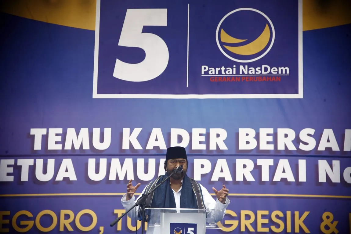 Surya Paloh : Tanda-tanda Alam, Partai NasDem Naik Peringkat Di Pemilu 2019