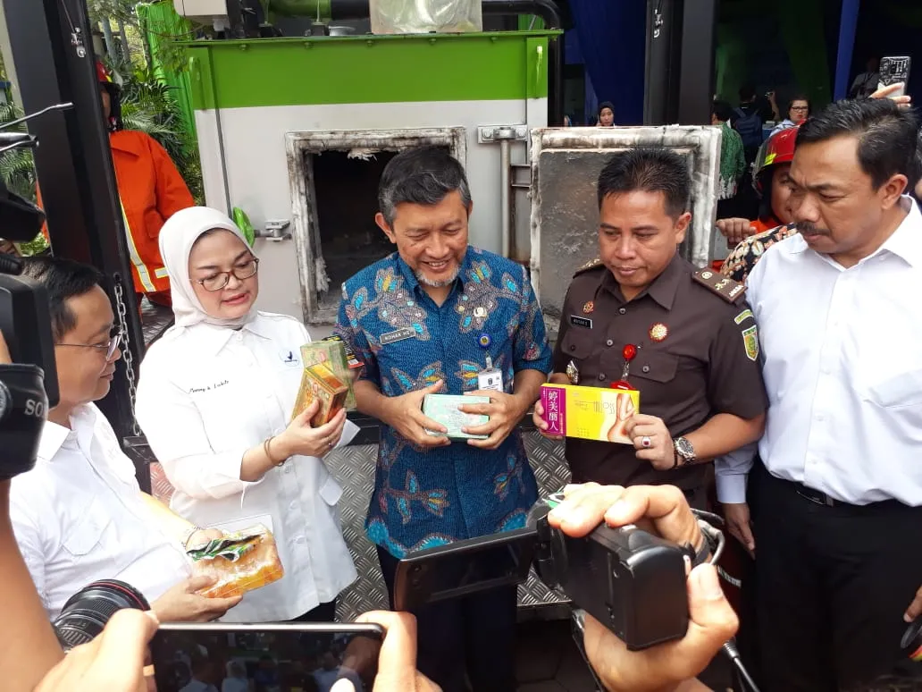 BPOM RI Musnahkan Obat dan Makanan Ilegal Senilai Rp10,7 Miliar