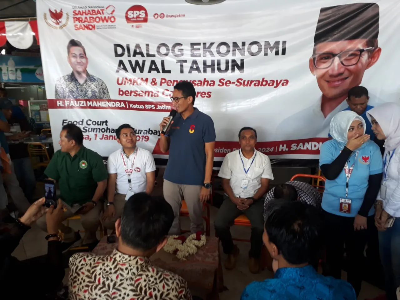 Dihadapan Pengusaha Muda dan Pelaku UMKM Surabaya, Sandiaga : Indonesia Defisit Rp.109 triliun