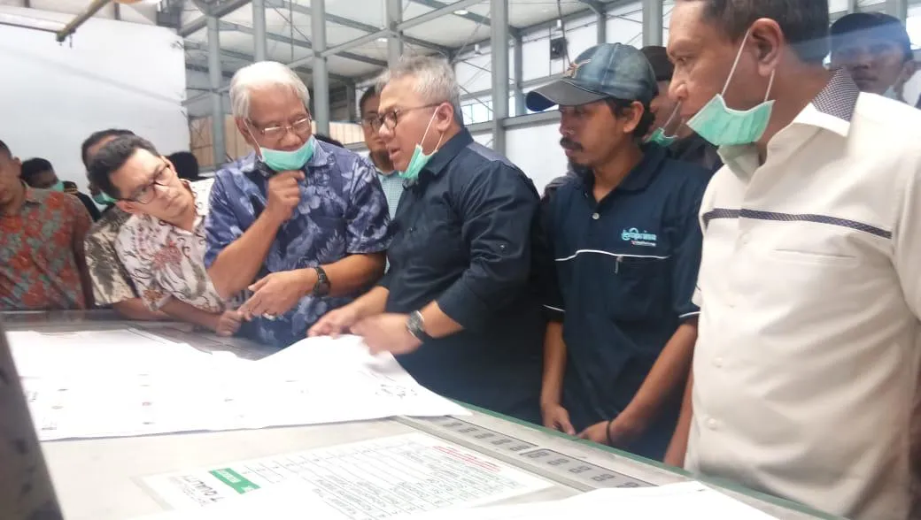 Ketua KPU RI Sidak Proses Percetakan Surat Suara Di Gresik dan Surabaya