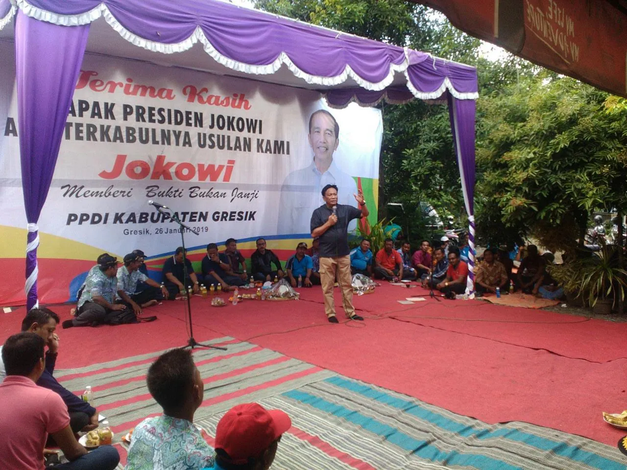 Perangkat Desa SeJatim Deklarasi Kawal Suara Jokowi Mulai di TPS
