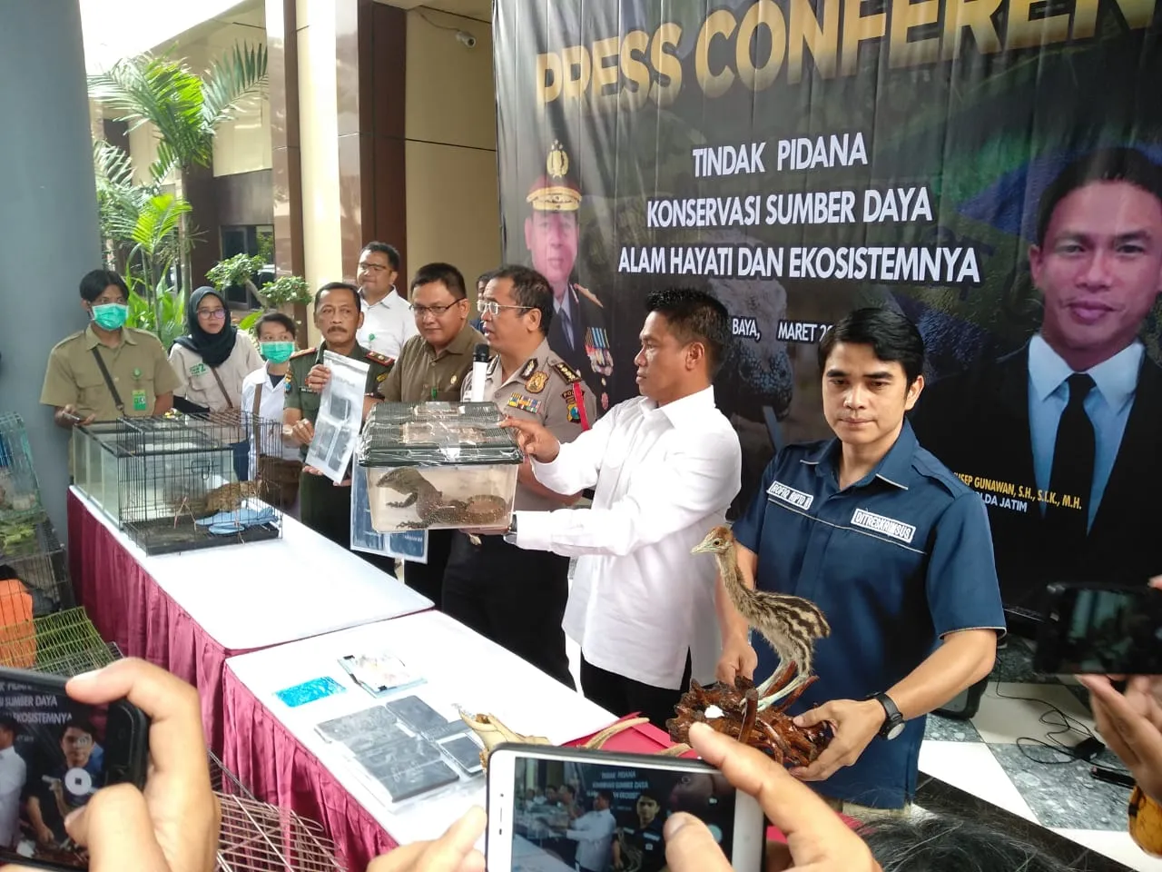 Polisi Bongkar Sindekat Perdagangan Satwa Langka Beromset Ratusan Juta