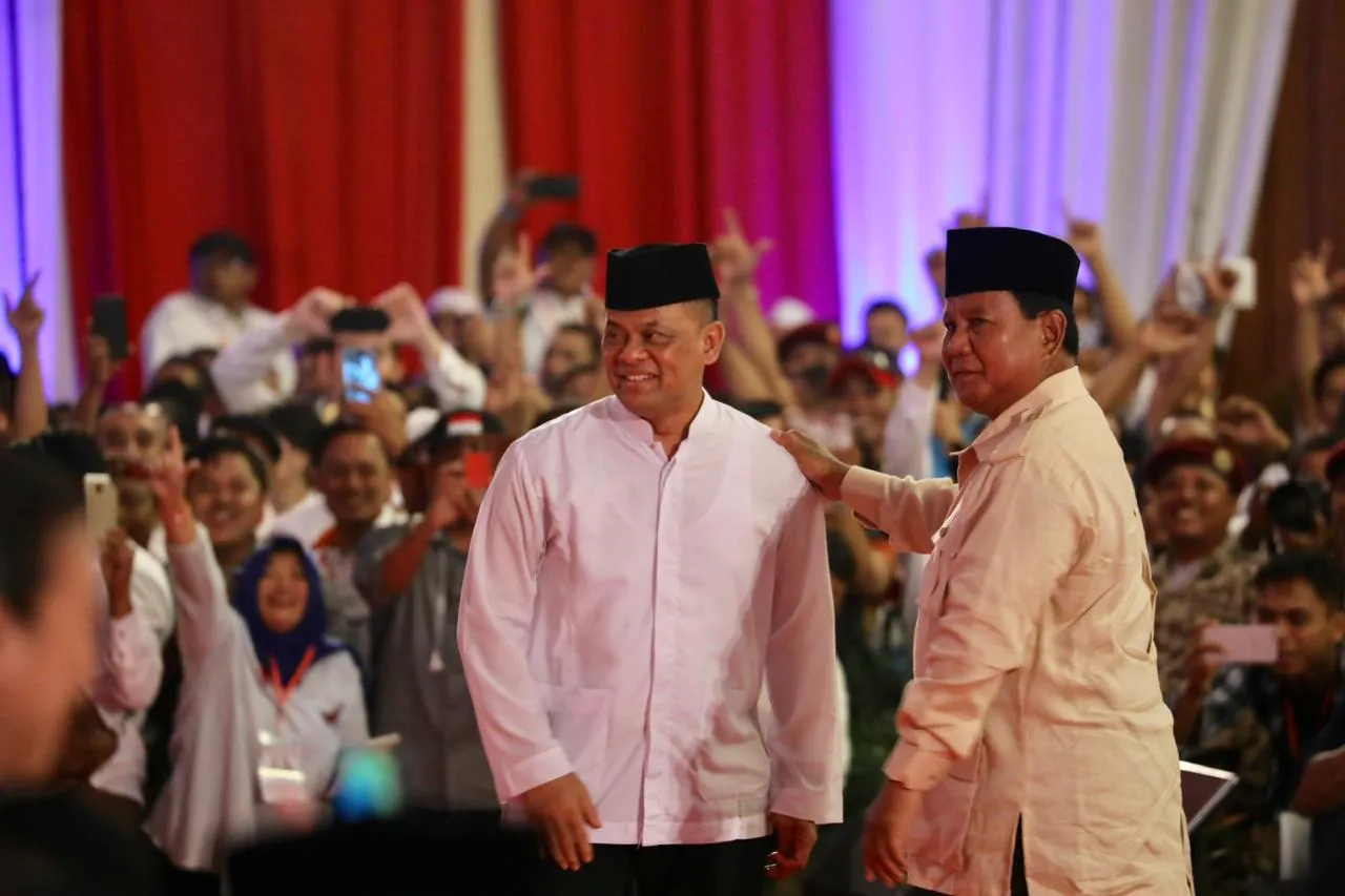 Kampanye di Surabaya, Prabowo Sebut Gatot Nurmantyo Salah Satu Pendukungnya