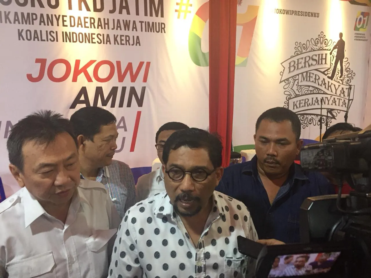 TKD Jokowi: Hanya 4 Daerah yang Kalah di Jatim, 01 Menang 68 Persen