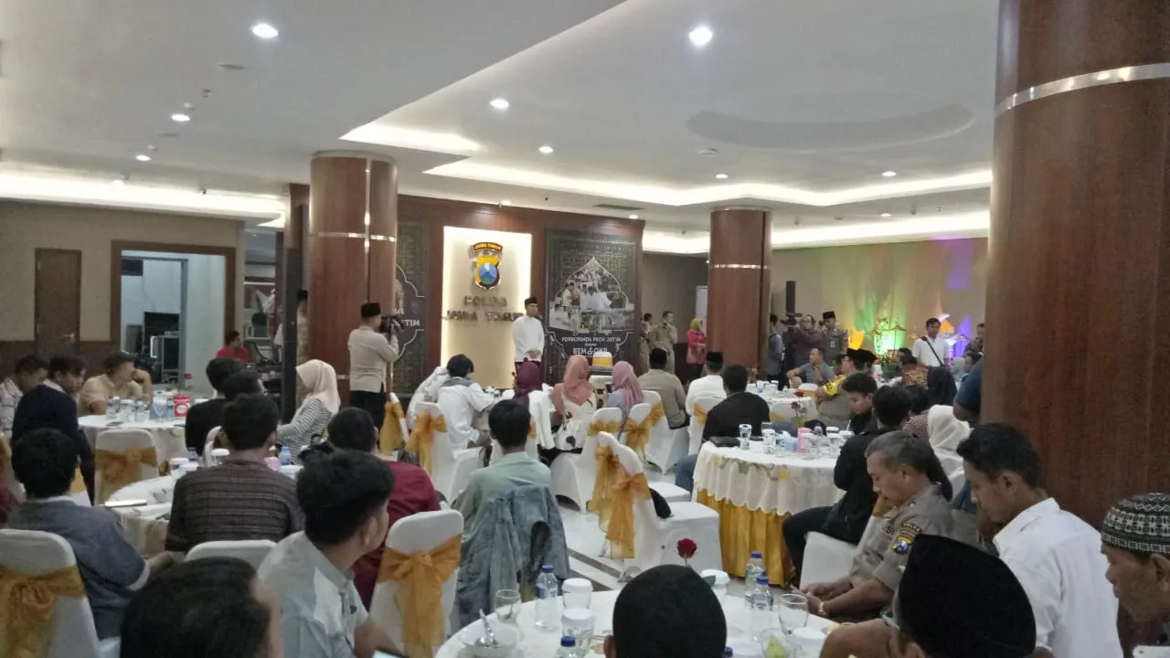 Wujudkan Kondusifitas, Polda Jatim Gelar Buka Puasa Bersama BEM dan OKP se-Jatim