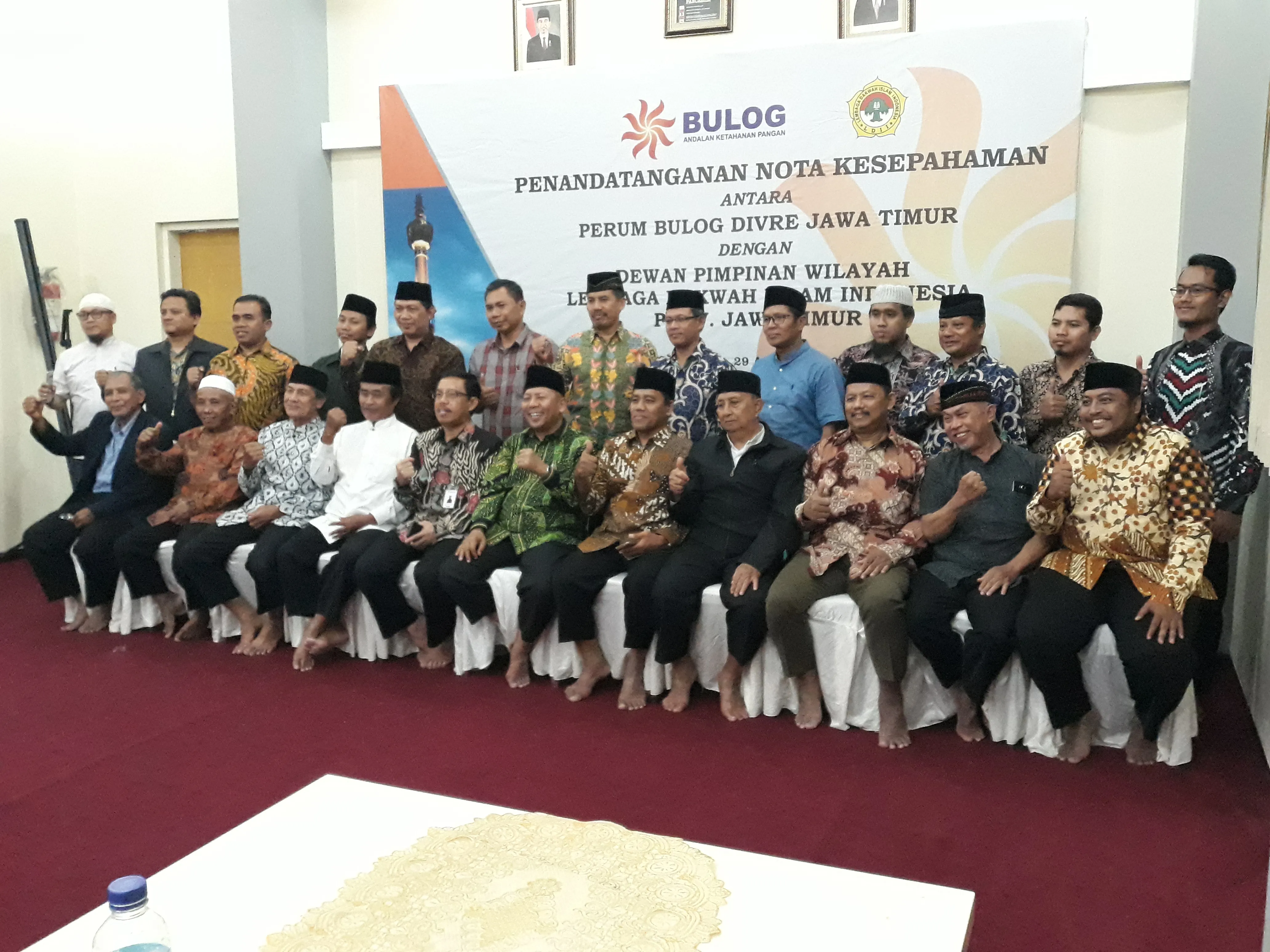 Penetrasi Pasar Produk Pangan, Bulog Tandatangani MoU dengan LDII Jatim