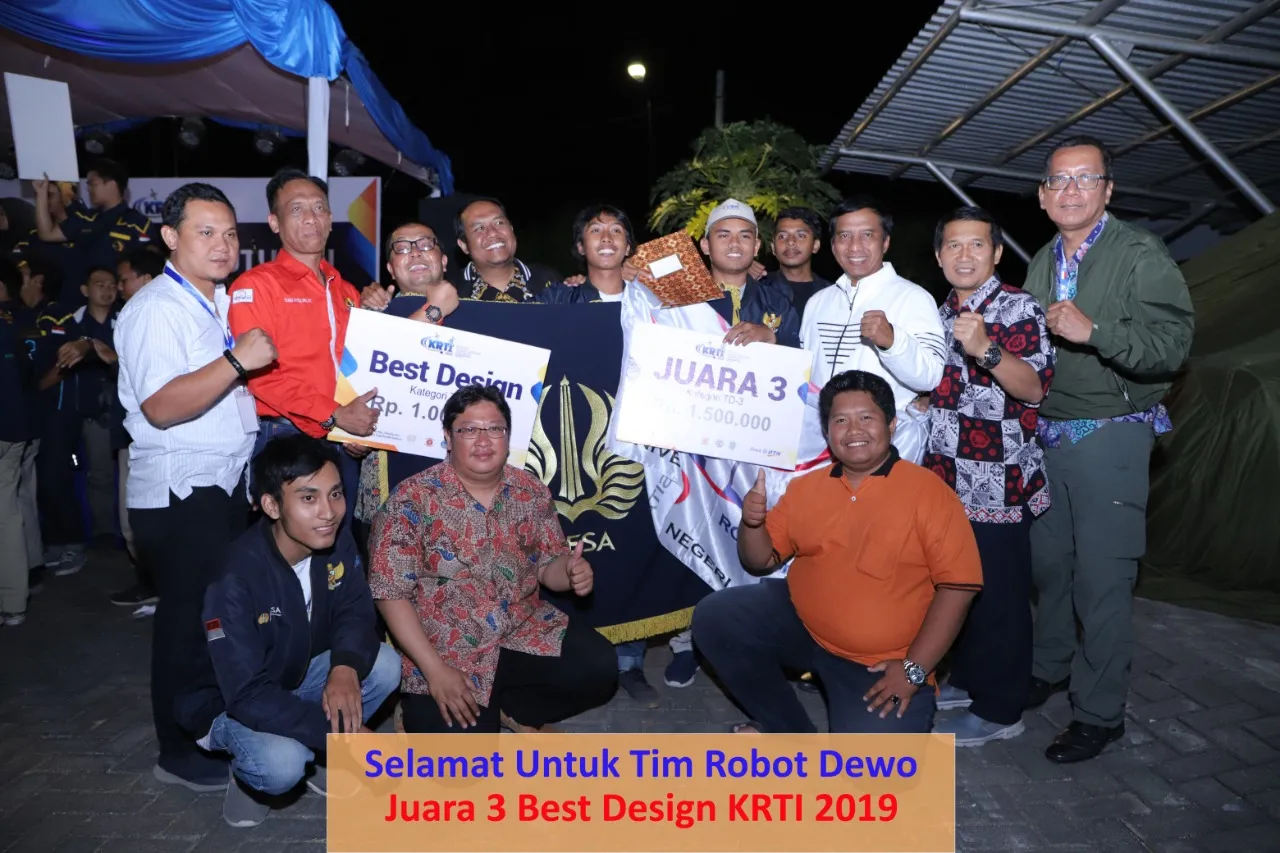 Unesa Sukses Jadi Tuan Rumah Sekaligus Raih Desain Terbaik Diajang Kontes Robot Terbang