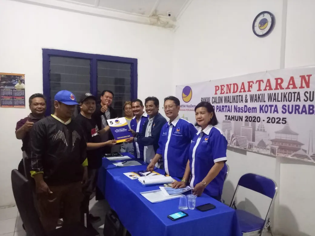 Nasdem: Artis Mandala Shoji Ambil Formulir Pendaftaran untuk Pilwali Surabaya