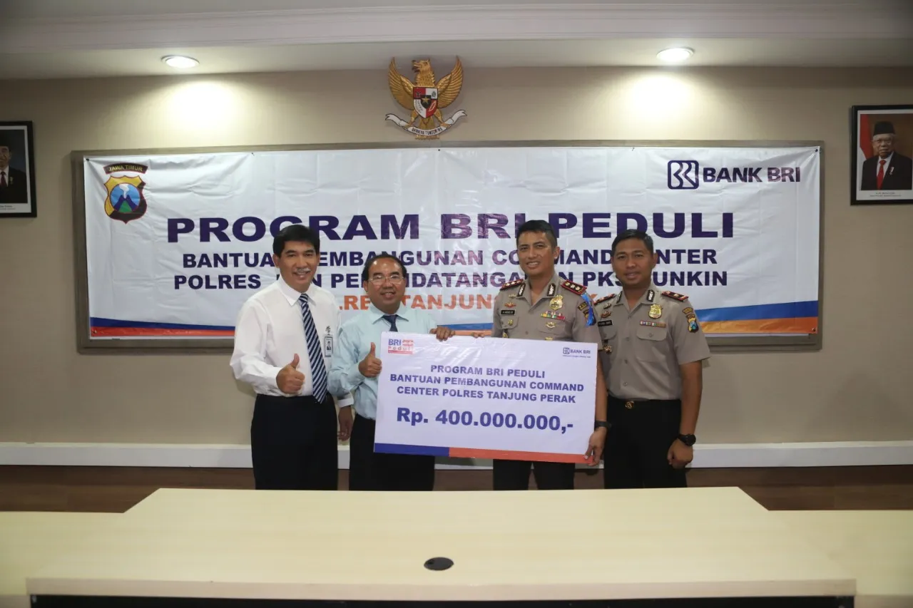 Bangun Command Center, Polres Pelabuhan Tanjung Perak Teken MoU dengan BRI