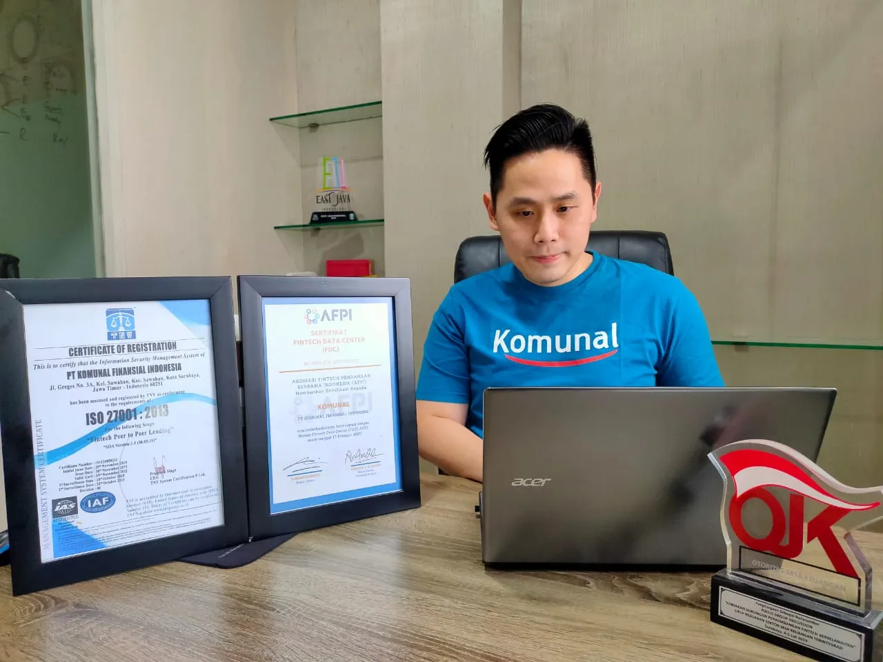 Di Usia Ke-1, Komunal Berhasil Salurkan Dana Rp.100 Miliar Untuk UMKM di Jatim