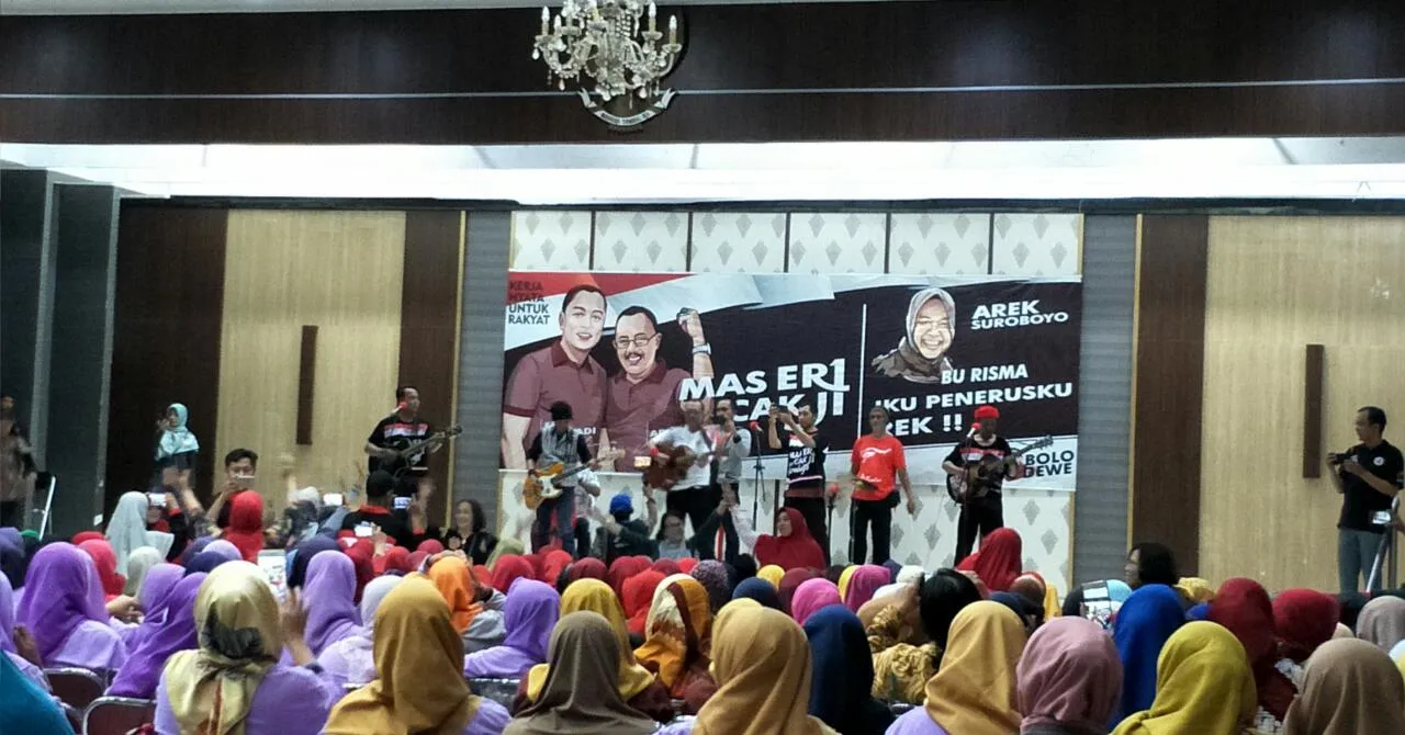 Rekom Belum Turun, Armuji Terus Sapa Warga Sosialisasi Pasangan ER-Ji