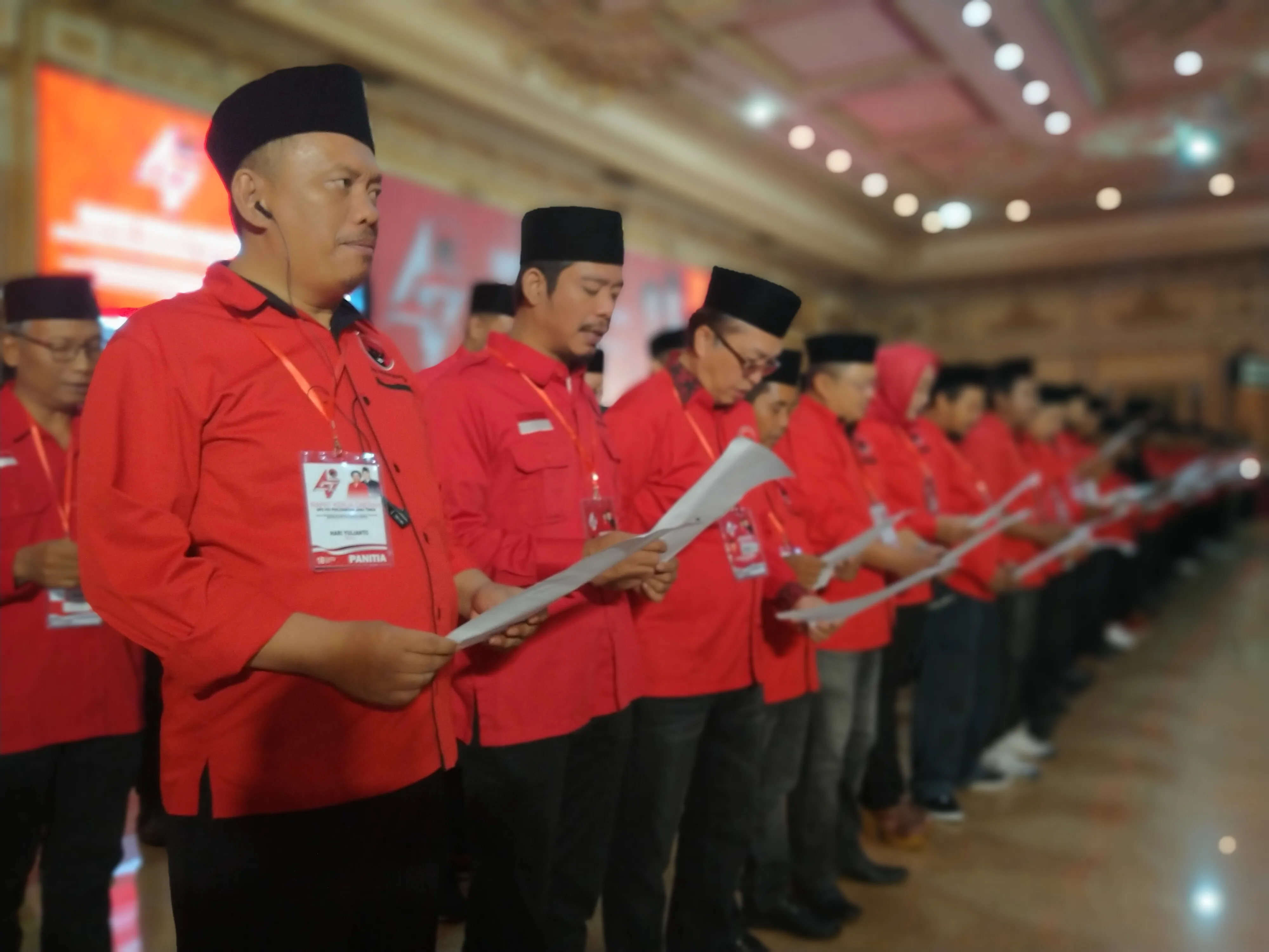 Hadapi Pilkada 2020, Ketua PDIP Jatim: Ada 145 Kader Dilantik di Tujuh Badan Partai