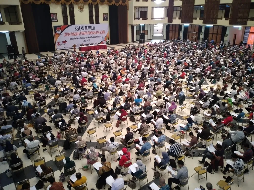 Sebanyak 1.164 Peserta Ikut Tes Tulis PPS Untuk Pilwali Surabaya 2020