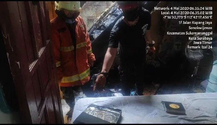 Viral Video Satu Ruangan Berisi Al Quran Lolos Terbakar