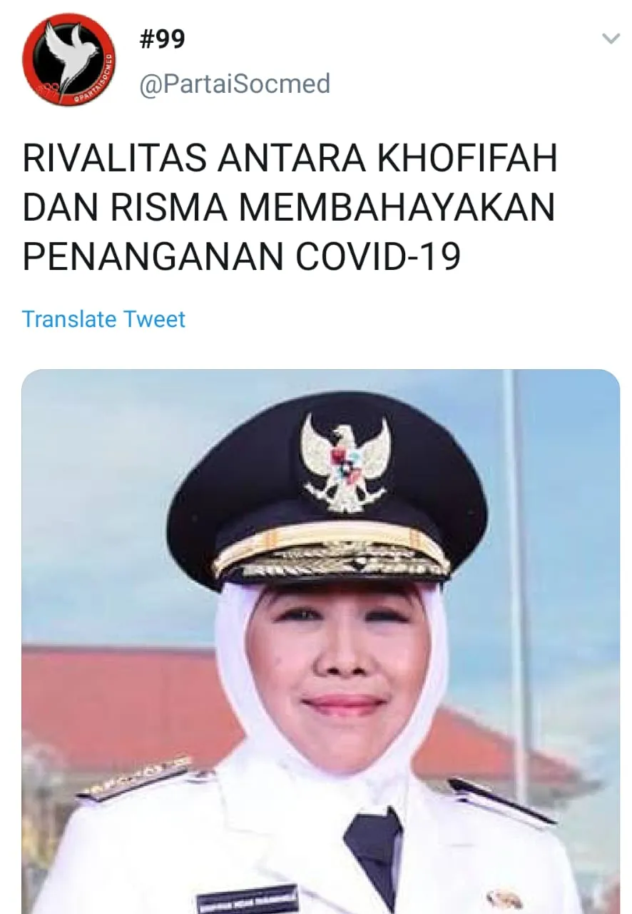 Khofifah ”Serang” Risma Tuai Perhatian Netizen