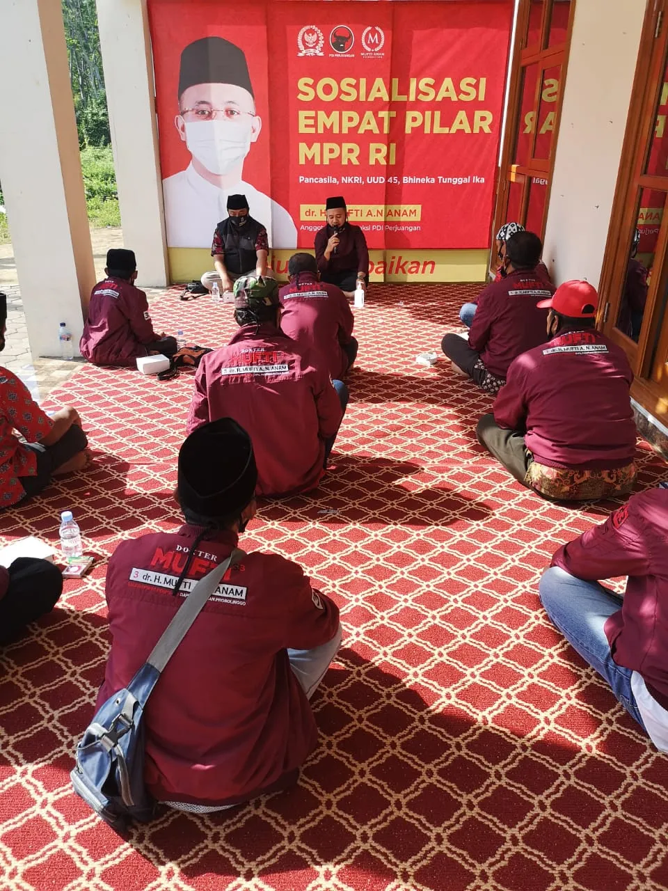 Sosialisasi 4 Pilar Kebangsaan, Mufti Anam Ajak Perkuat Gotong Royong Hadapi Pandemi Covid-19