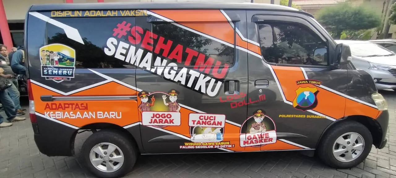 Polrestabes Surabaya Luncurkan Mobil Sehatmu Semangatku