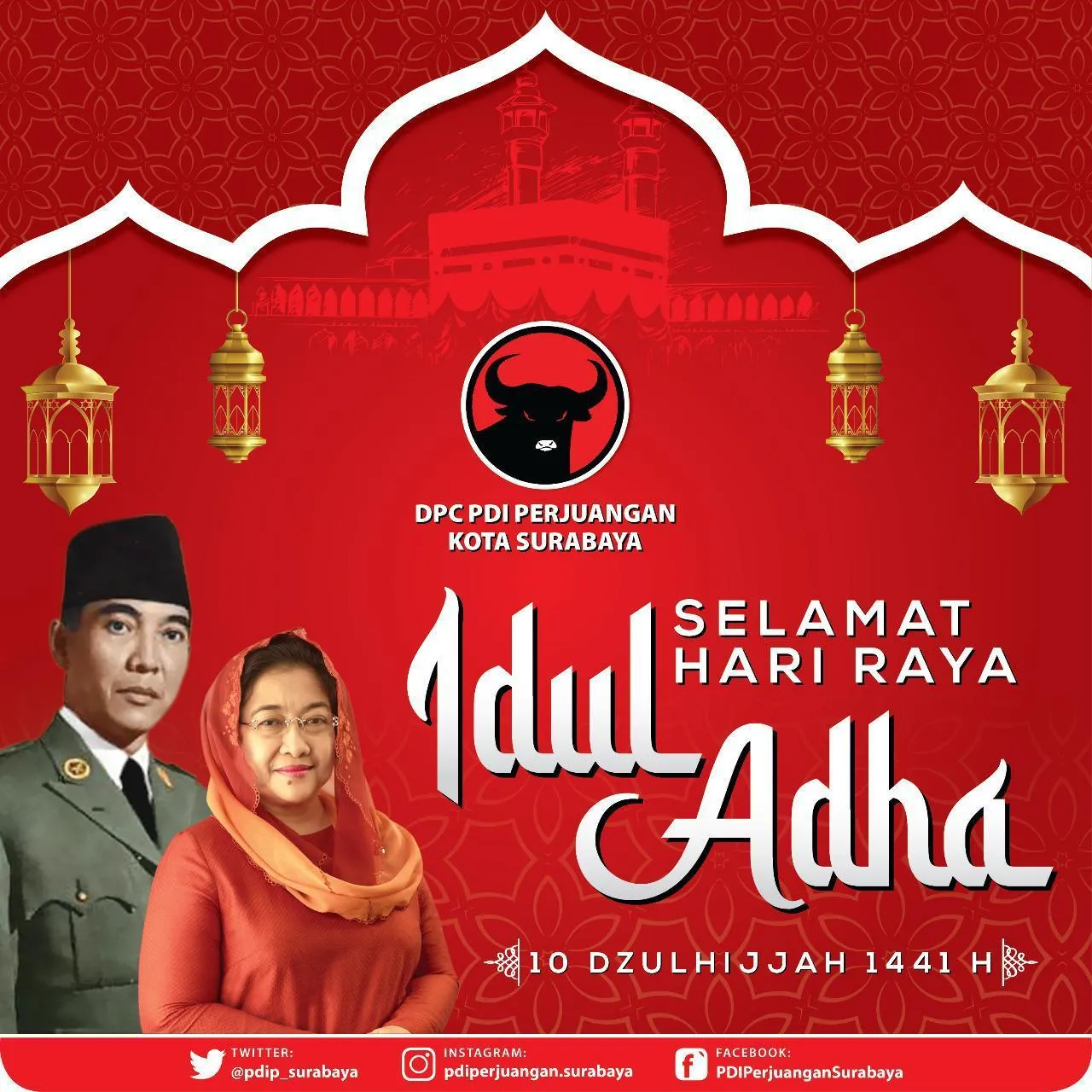 PDIP Surabaya: Idul Adha Momen Terbaik Kobarkan Semangat Pengorbanan