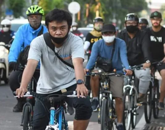 Polisi Wacanakan Kawasan Physical Distancing di Sejumlah Titik di Surabaya