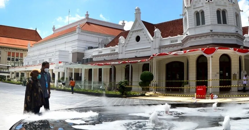 Bertepatan HUT RI Ke-75, Plaza Atas Balai Pemuda Surabaya Diresmikan