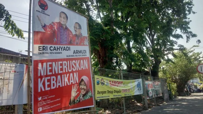 Sidang Bawaslu Tolak Gugatan Paslon 2, Foto Risma Diizinkan di APK Eri-Armudji