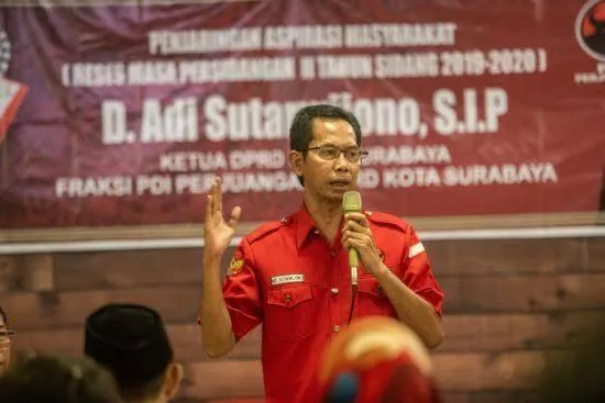HUT Ke-48, PDIP Surabaya Bagi-Bagi Tumpeng untuk Rakyat, Anak Yatim dan Organisasi Keagamaan