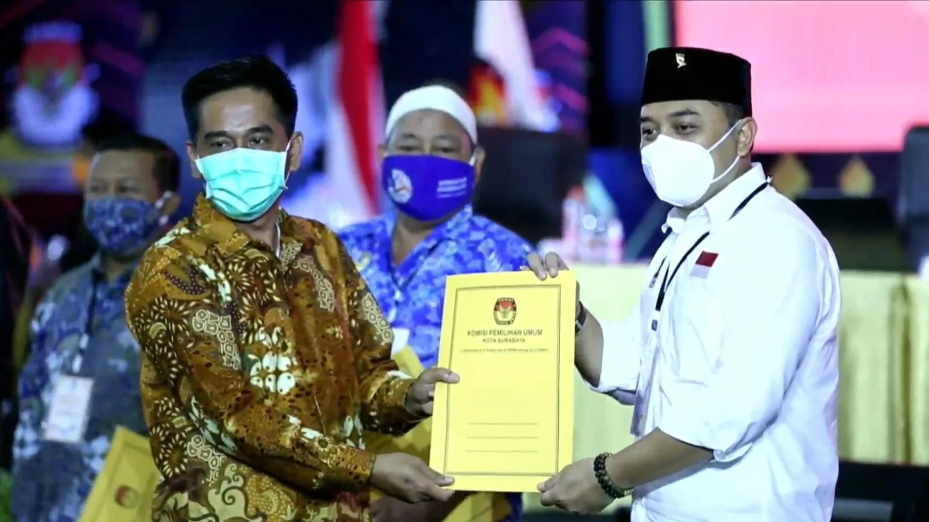 KPU Tetapkan Eri Cahyadi Wali Kota Terpilih di Pilkada Surabaya